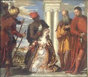 Paolo  Veronese The Martyrdom of St. Justine oil on canvas
